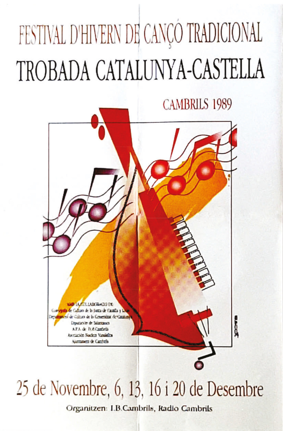 trobada musica tradicional 1989 cambrils