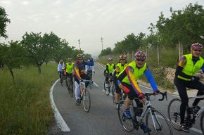 La Penya Cicloturista fa la ruta Cambrils-Morella
