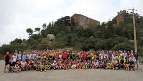 Més de 150 ciclistes es reuneixen a la trobada organitzada per Mariné Bicicletes