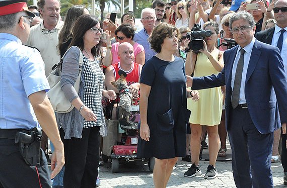 La vicepresidenta del govern espanyol visita Cambrils i reclama 
