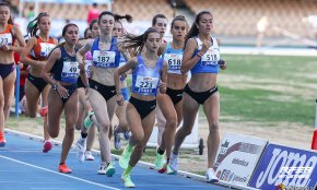 L'atleta Maria Taggi, medalla d'argent als 1.500 metres llisos del campionat d'Espanya s-18