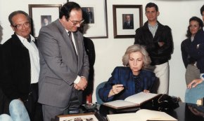 La reina Sofia va visitar Cambrils per seguir les regates de la Setmana Catalana de Vela / Maig 1989