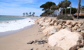 Dues de cada tres platges catalanes han patit regressió des del 1956 i només un 35% han guanyat terreny al mar