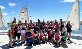 Una setantena d'alumnes de l'Hospitalet de l'Infant participen al programa de vela Esport Blau Escolar