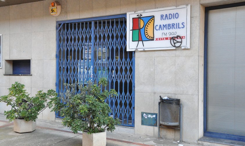 Aspecte de les instal·lacions tancades de Ràdio Cambrils
