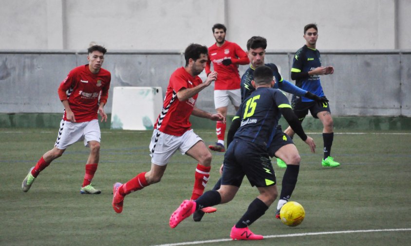 Imatge del partit de la primera volta entre el Marina i el Salou, disputat a finals del passat novembre