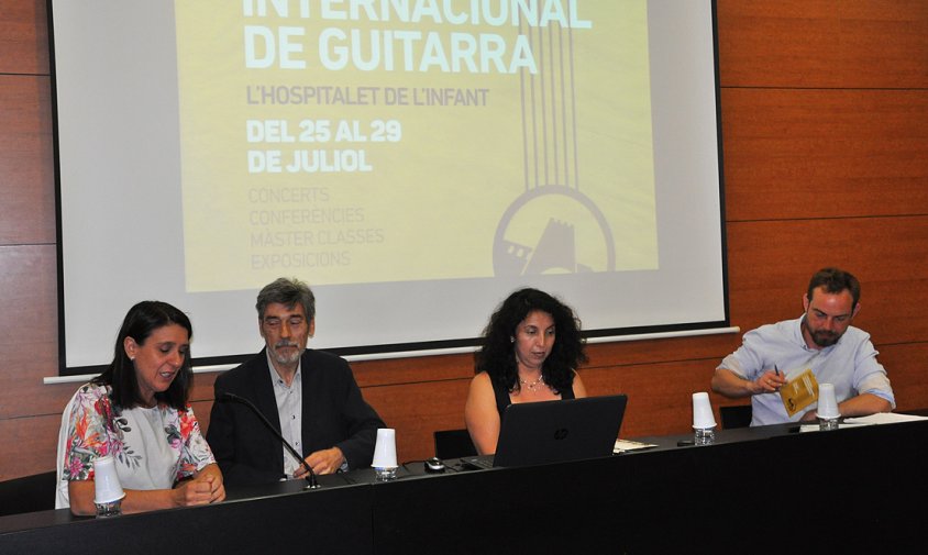 La presentació del Festival de Guitarra de l'Hospitalet de l'Infant es va fer ahir, al Centre Cultural Infant Pere