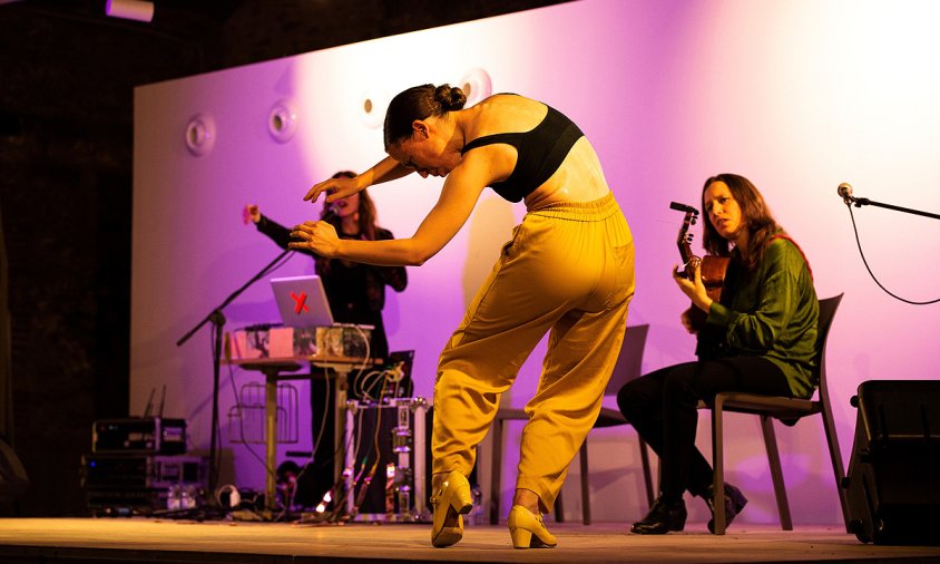 Imatge de l'espectacle flamenc "Neo" que tindrà lloc a la Cripta, diumenge al vespre