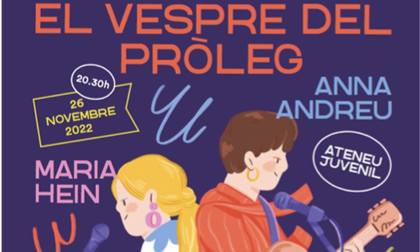 Imatge del cartell del concert del Pròleg