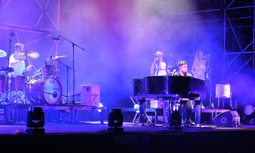 Pablo López va actuar per primer cop al Festival de Música Internacional de Cambrils