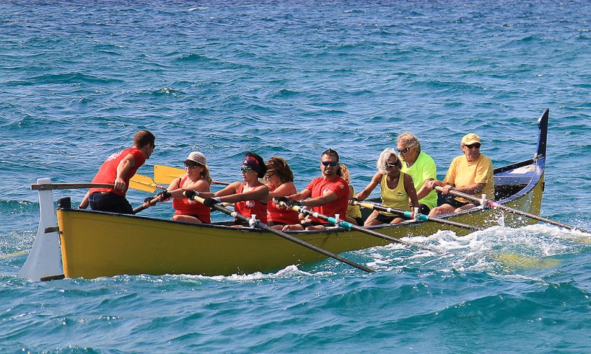 Imatge de la regata a Pineda de Mar