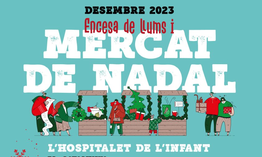 Cartell de la campanya de Nadal a l'Hospitalet de l'Infant