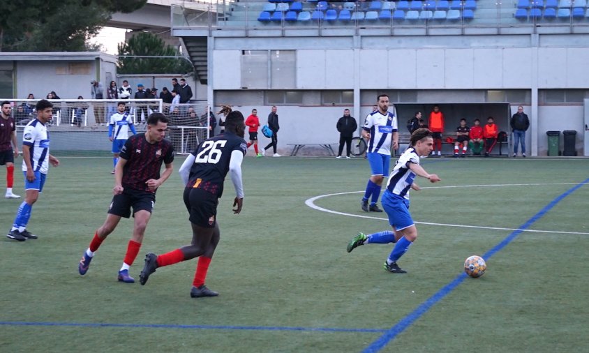 Imatge del partit entre el FC Cambrils i el Reus de Tota la Vida