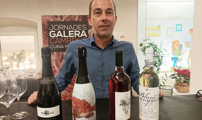 Joan Ferrés, sommelier de Torelló Viticultors, va guiar el tast de vins