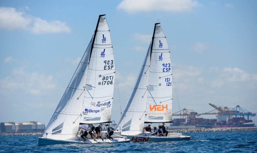 Imatge de la regata del campionat d'Espanya de J70