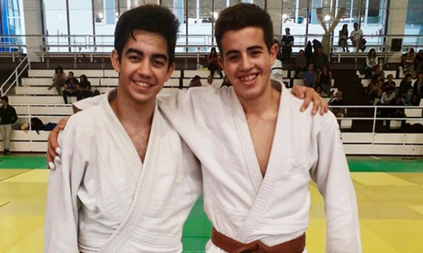 Els judokes cambrilencs Jordi Garcia i Pedro Garcia