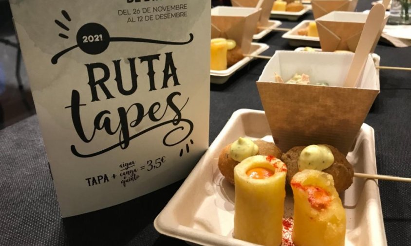 Imatge de la ruta de les tapes de l'Hospitalet de l'Infant, l'any 2021