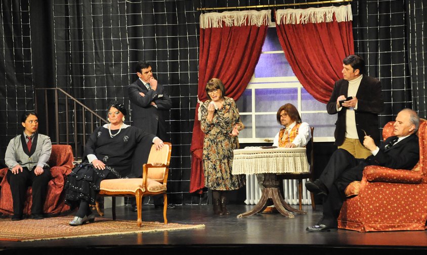 La primera representació de l'obra La Ratera, a càrrec de La Teca Teatre, es va fer aquest passat dimarts a la nit