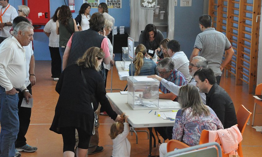 Imatge d'arxiu de les eleccions municipals de maig de 2015