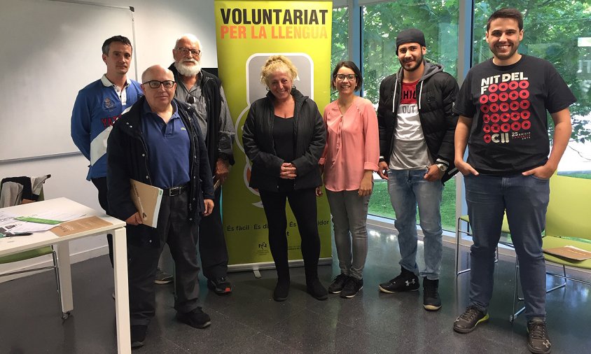 El passat dimecres es van presentar sis noves parelles lingüístiques dins del programa Voluntariat per la Llengua