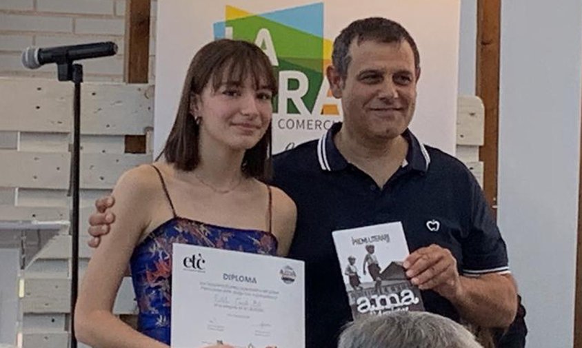 Eulàlia Canals va guanyar el primer premi del certamen literari
