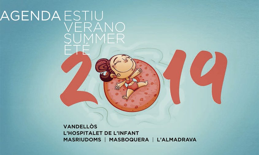 Cartell de les activitats d'estiu a Vandellòs i l'Hospitalet de l'Infant