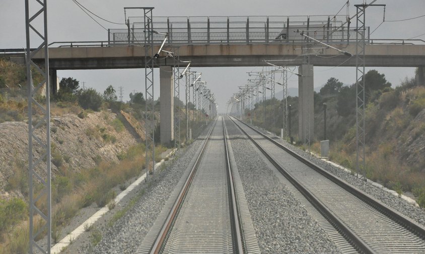 Tram ferroviari entre Vandellòs i Tarragona