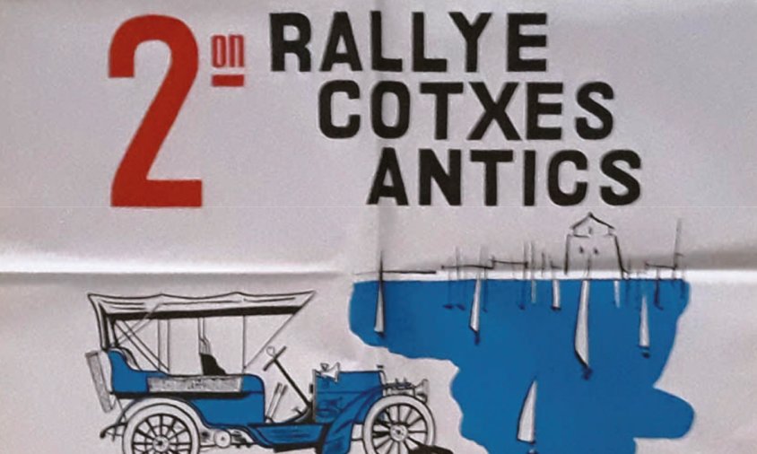 Cartell del 2n Rallye de cotxes antics Cambrils Costa Daurada / Any 1981
