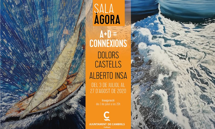Cartell de l'exposició conjunta d'Alberto Insa i Dolors Castells