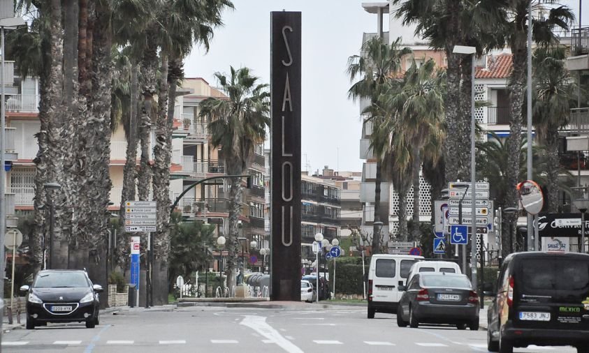 Límit entre Cambrils i Salou, un límit que també separa l'àrea metropolitana de Tarragona