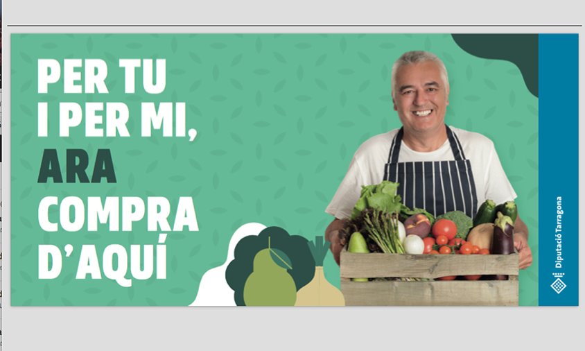 Imatge promocional de la campanya comercial impulsada per la Diputació de Tarragona