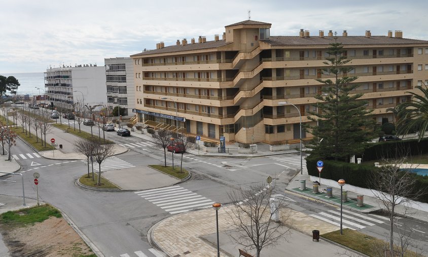 Imatge d'arxiu d'uns blocs de pisos a la zona de l'Horta de Santa Maria