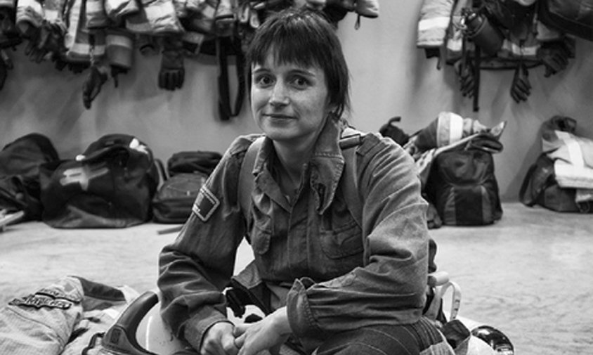 Marta Benach, la bombera cambrilenca