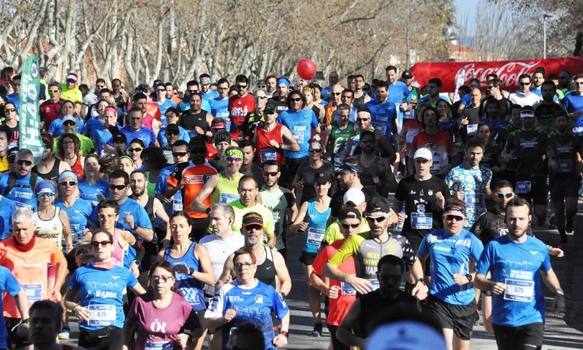 Imatge de l'edició de la Mitja Marató de l'any passat que es va disputar l'1 de març de 2020