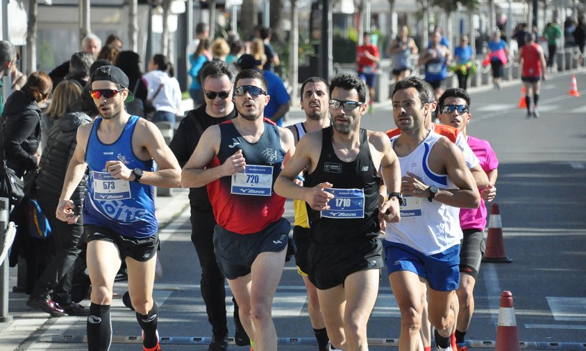 Imatge de la darrera edició de la Mitja Marató disputada l'1 de març de 2020