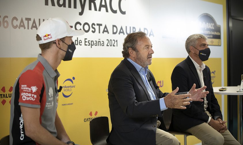 Imatge de la presentació d'aquesta propera edició del Rally Catalunya-Costa Daurada
