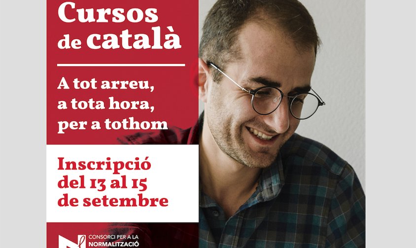 Cartell per al nous nous cursos de català