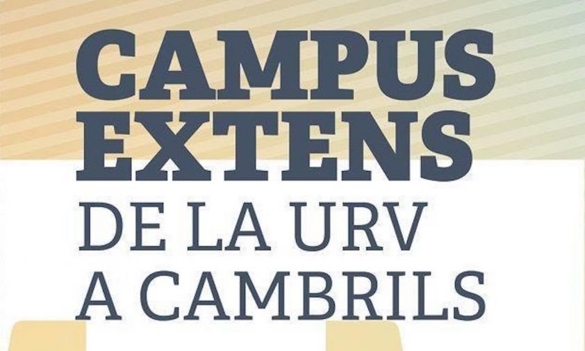 Cartell del Campus Extens de la URV