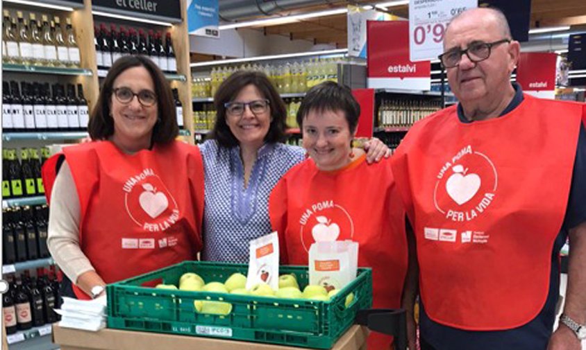 L'acció de voluntariat es durà a terme el dissabte 16 d'octubre als supermercats Bon Preu Esclat