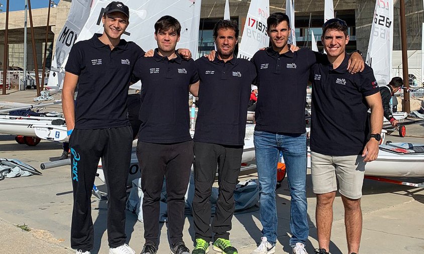 Expedició cambrilenca al Campionat del Món d'Ilca 7 a Barcelona