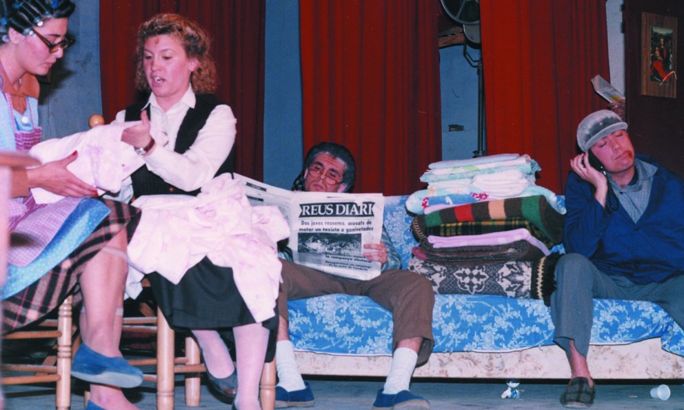 Actuació del Grup de Teatre Xerinola / Juny 1988