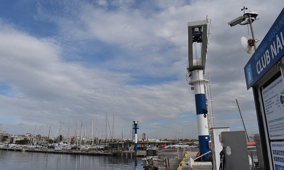 La nova estació meteorològica del Club Nàutic Cambrils permet consultar dades a temps real