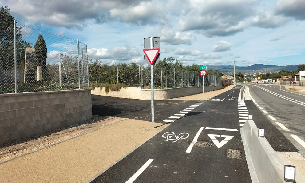 La Generalitat adjudica les obres de la tercera fase de la via per a ciclistes i vianants a la carretera de Misericòrdia