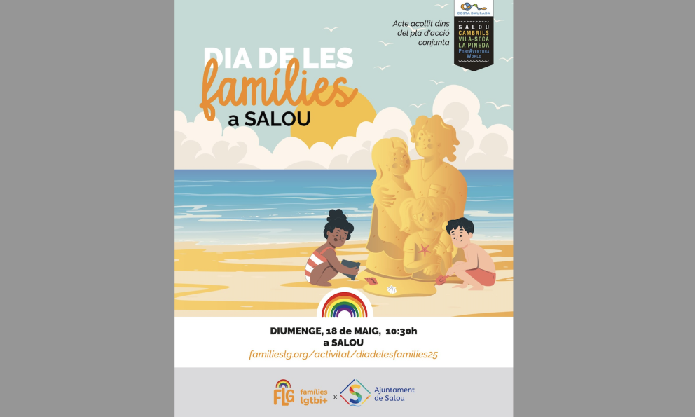 Salou acollira, aquest proper diumenge, el «Dia de les Famílies Diverses»
