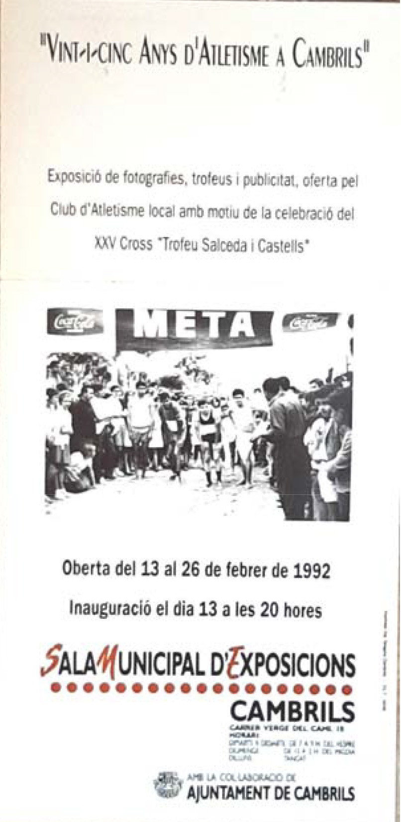25 anys atletisme cambrils