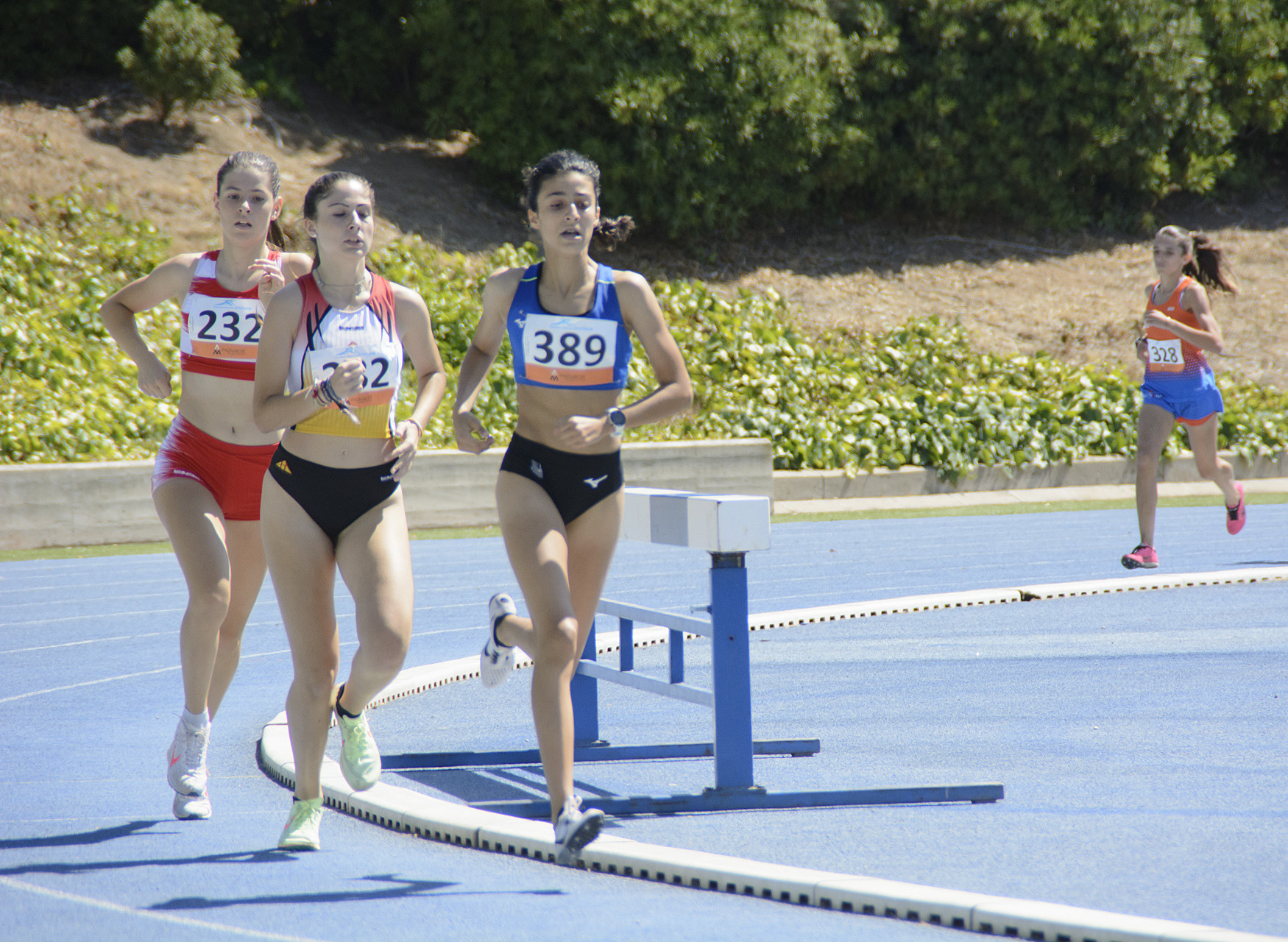 Emma Taggi a la prova dels 1.000 m. ll. de la Fase Final del Campionat de Catalunya s-16