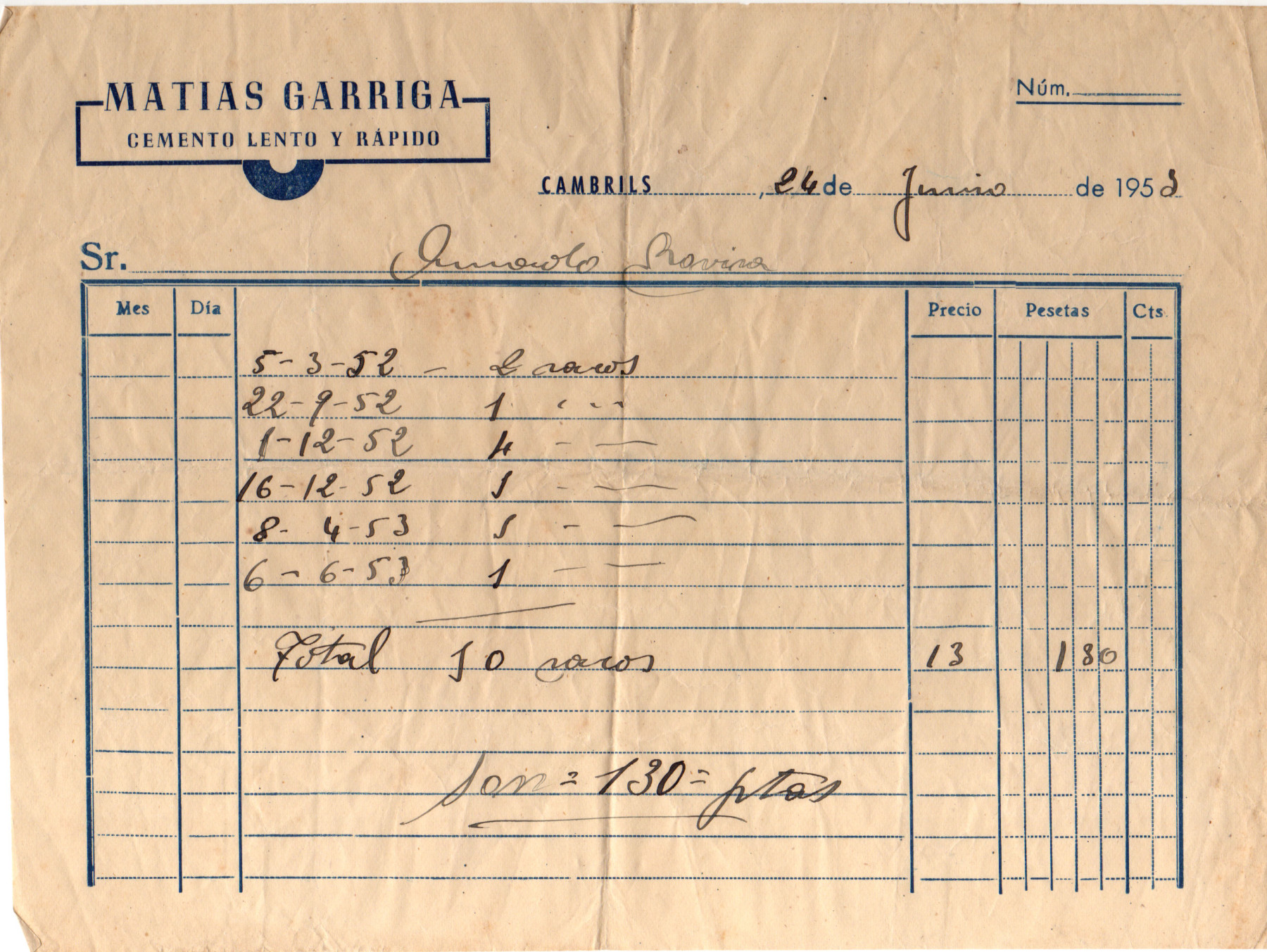 matias garriga cambrils factura ciment