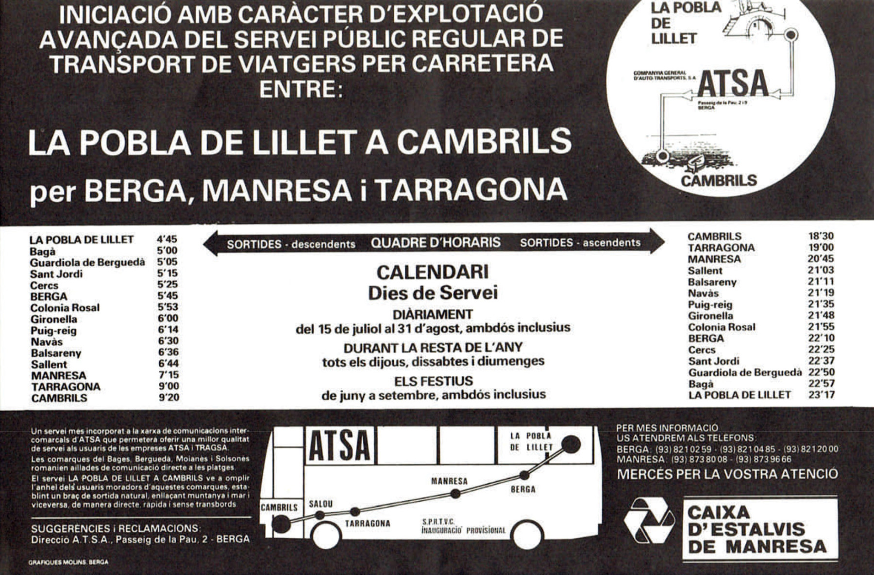 autobus cambrisl pobla lillet