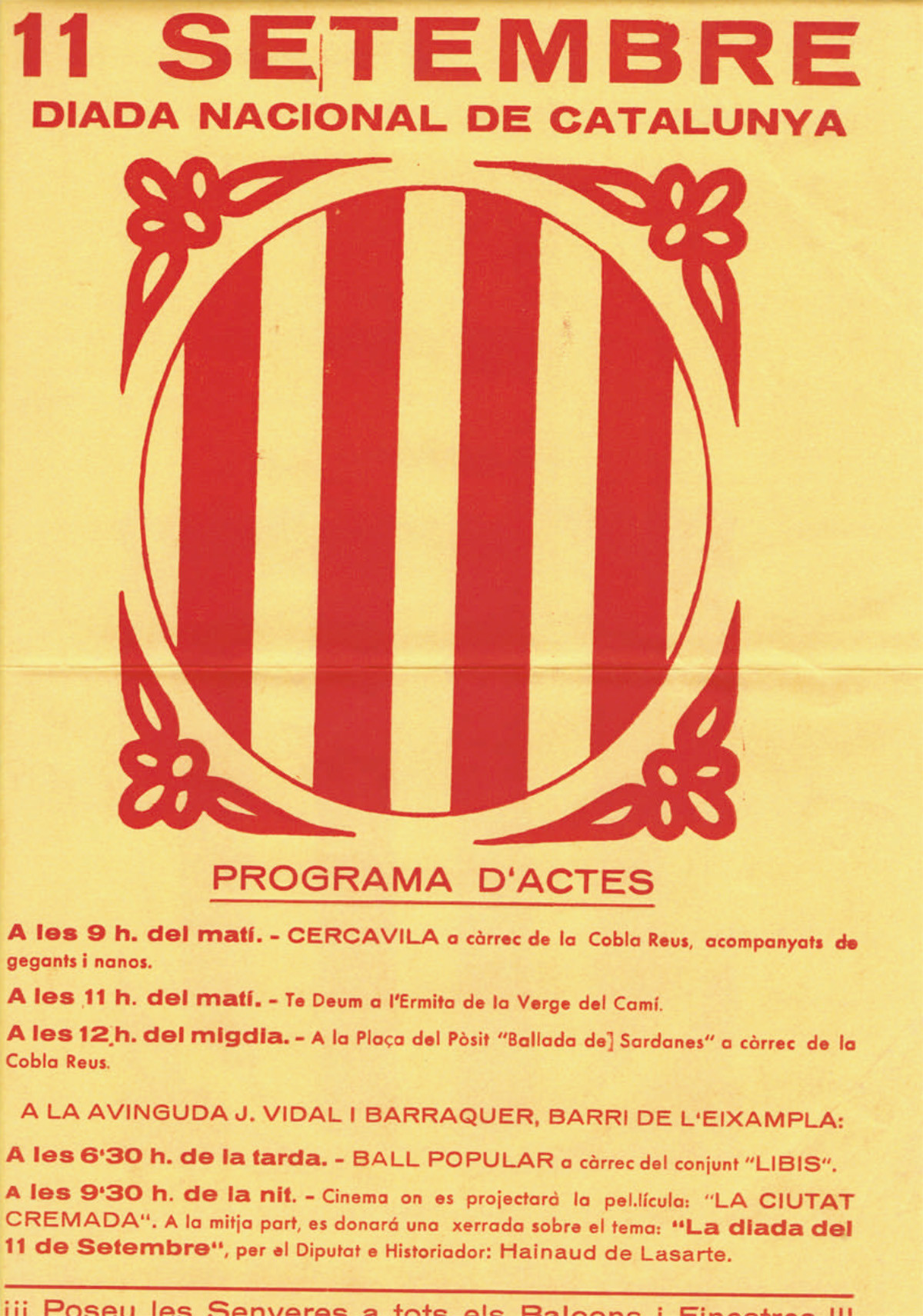 11 setembre 1980 cambrils