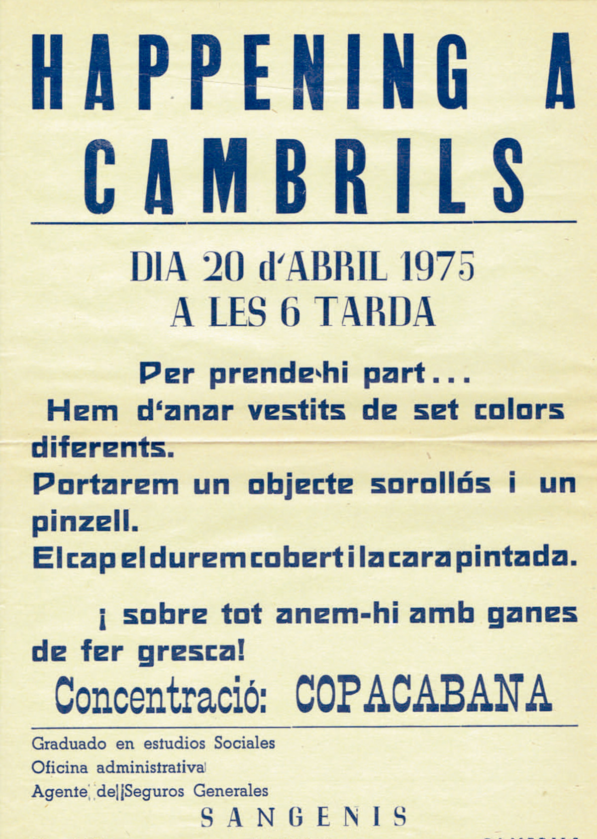 happening cambrils 1975